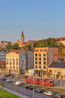 View From Above Prints: Cityscape of Belgrade, Belgrade, Serbia