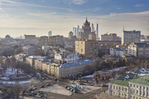 Cityscape, Gogolevsky Boulevard, Moscow, Russia