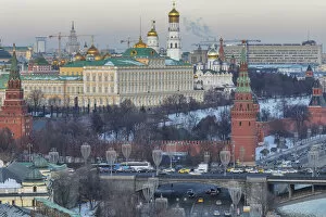 Images Dated 7th March 2019: Cityscape, Kremlin, Moscow, Russia