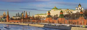 Images Dated 19th February 2019: Cityscape, Kremlin, Moskva river, Moscow, Russia