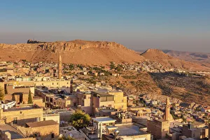 View From Above Prints: Cityscape of Mardin, Mardin Province, Turkey