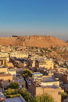 View From Above Prints: Cityscape of Mardin, Mardin Province, Turkey