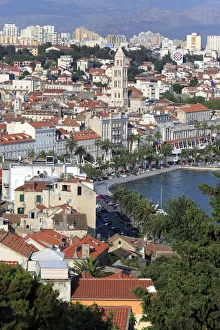 Split Prints: Cityscape from Marjan Hill, Split, Dalmatia, Croatia