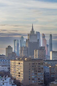 View From Above Prints: Cityscape, Ministry of Foreign Affairs, Moscow, Russia