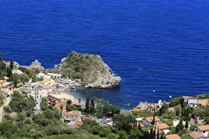 Taormina Prints: Cityscape of Taormina, Sicily, Italy
