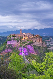 Bagnoregio Prints: Civita di Bagnoregio, Viterbo, Lazio, Italy. sunset