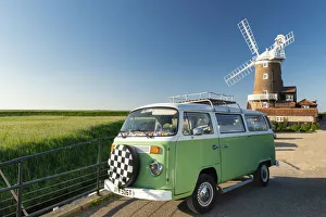 Volkswagon Prints: Classic 1979 VW Motorcaravan, Cley Mill, Norfolk, England