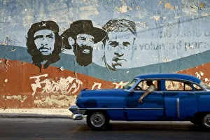 Automobile Prints: Classic American Car, Havana, Cuba