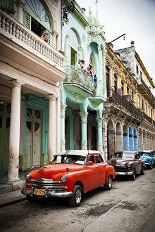 Images Dated 23rd January 2013: Classic American Car (Plymouth), Havana, Cuba