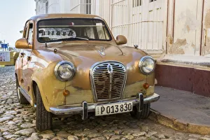 Ford Prints: Classic American vintage car in Trinidad, Trinidad and Sancti Spiritus Province, Cuba