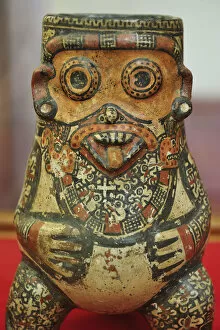 Clay Pot in Museum, Cloister San Francisco, Granada, Nicaragua, Central America