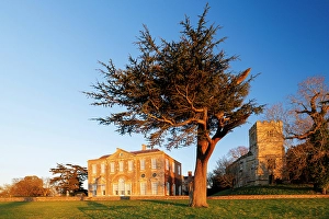 Country House Prints: Claydon House, near Middle Claydon, Buckinghamshire, England. UK