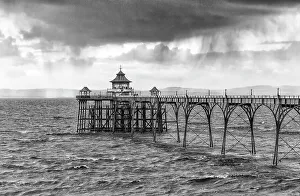 Images Dated 9th May 2023: Clevedon Pier, opened in 1869 and one of the earliest surviving examples of a Victorian pier