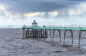 Wind Prints: Clevedon Pier, opened in 1869 and one of the earliest surviving examples of a Victorian pier