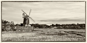Cley Prints: Cley Windmill, Cley next the Sea, Norfolk, England, UK