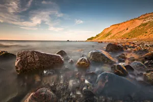 Lübecker Bucht Prints: Cliff Brodtener Ufer, Niendorf, Baltic coast, Schleswig-Holstein, Germany