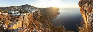 Peter Fischer Prints: Cliff of Folegandros, Cyclades, Greece