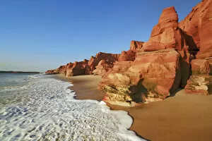Western Australia Collection: Cliff landscape at Cape Leveque - Australia, Western Australia, Kimberley
