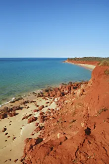 Western Australia Collection: Cliff landscape at Cape Peron - Australia, Western Australia, Gascoyne