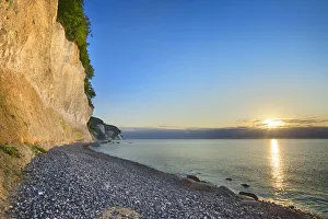 Rock Cliff Prints: Cliff landscape at chalk coast - Germany, Mecklenburg-Vorpommern, Vorpommern-Rugen, Rugen