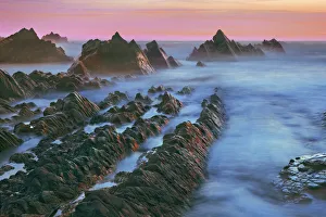 Bude Prints: Cliff landscape at Hartland Quay - United Kingdom, England, Devon, Bude, Hartland Quay