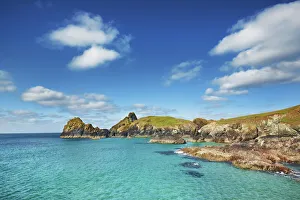 Cliff landscape at Kynance Cove - United Kingdom, England, Cornwall, Lizard
