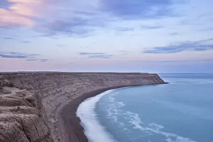 Silence Collection: The cliffs of Punta Ninfas at twilight, Chubut, Patagonia, Argentina