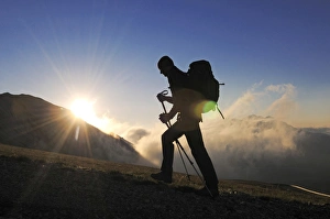 Leisure Gallery: Climbing, Corno Grande, Campo Imperatore, Gran Sasso National park, Abruzze, Italy (MR)