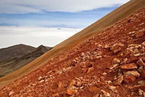 Salar De Uyuni Gallery: Climbing the highest peak of the salar de Uyuni, volcano Tunupa (Bolivia)