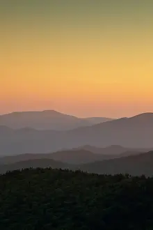 Haze Prints: Clingmans Dome, Great Smoky Mountains National Park, North Carolina, USA