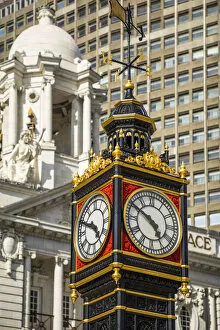Images Dated 28th July 2020: Clock Tower & Victoria Palace, Victoria, London, England, UK