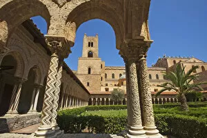 Images Dated 24th May 2013: Cloister, Cathedral of Monreale, Sicily, Italy