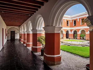 Convent Prints: Cloister at the Convent of the Compania de Jesus