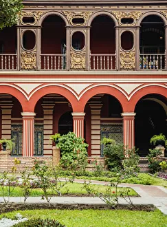Lima Prints: Cloister in Convent of Santo Domingo, Lima, Peru