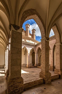 Cloister of Iglesia de San Pedro church, Teruel, Aragon, Spain