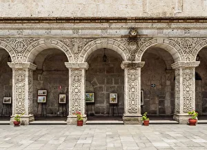 Cloister of the La Compania Church, Arequipa, Peru