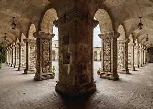 Cloister of the La Compania Church, Arequipa, Peru