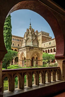 Serrans Prints: Cloister, Monastery of Saint Mary of Guadalupe, Guadalupe, Extremadura, Spain