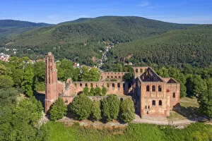 Images Dated 13th August 2020: Cloister ruin Limburg near Bad Durkheim, Palatinate wine road, Rhineland-Palatinate, Germany