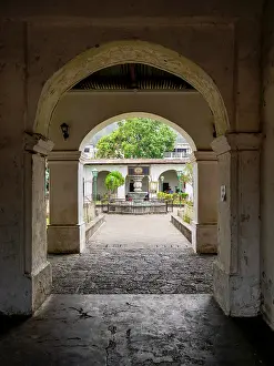 Patio Prints: Cloister at Saint James the Apostle Church, Santiago Atitlan, Solola Department, Guatemala