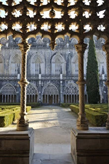 Historic Sites Gallery: Cloisters of the Batalha monastery, a UNESCO World Heritage Site. Portugal