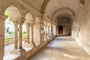 Hospital Prints: Cloisters at Saint-Paul Asylum where Vincent van Gogh was Hospitalised