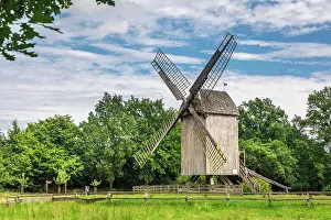 Country Life Prints: Cloppenburg Museum Village: Post mill from Essern (Nienburg district)