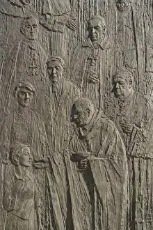 Krakow Prints: Close up of Bas relief, St. Stanislaus Church or the Skalka Church
