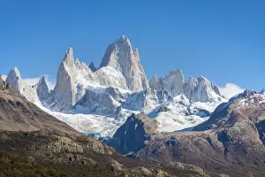 Rocky Mountain Prints: Close-up of Fitz Roy mountain, Los Glaciares National Park, El Chalten