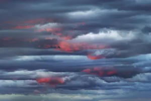 Munich Gallery: Cloud mood - Germany, Bavaria, Upper Bavaria, Munich, Taufkirchen