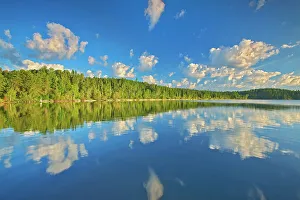 Cottage Country Living Prints: Cloud Reflection on Lac Seul Ear Falls, Ontario, Canada