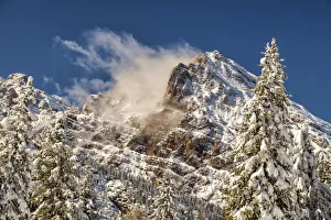 Monte Piana Prints: Clouds Blowing Off Monte Piana, Belluno Province, Veneto, Dolomites, Italy