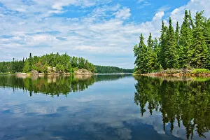 Kenora District Prints: Clouds reflected in Blindfold Lake Kenora DIstrict, Ontario, Canada