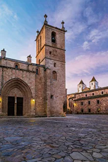 Romanesque Prints: Co-Cathedral, Caceres, Extremadura, Spain